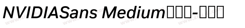 NVIDIASans Medium字体下字体转换